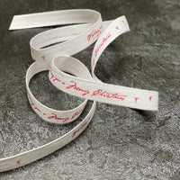 MERRY CHRISTMAS RIBBON | BY THE METRE