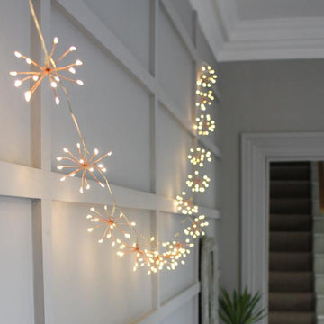 BATTERY STARBURST CHAIN INDOOR|OUTDOOR LIGHTS 1.8M