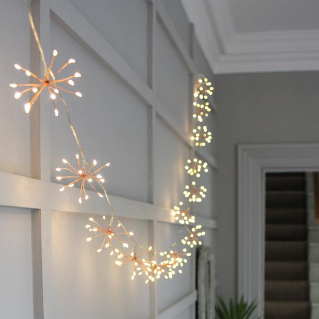 STARBURST CHAIN INDOOR|OUTDOOR LIGHTS 3M | MAINS