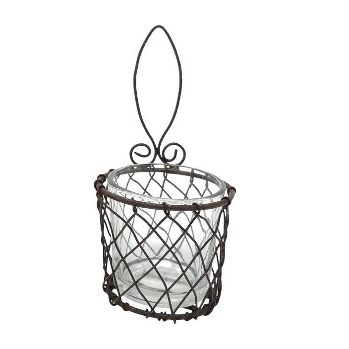 RUSTIC RUSTY WIRE VOTIVE