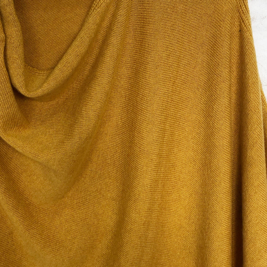 RISI LUXURY SOFT FINE KNIT MERINO COWL PONCHO