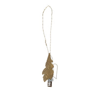 WALTHER & CO BRASS OAK LEAF ORNAMENT | SMALL