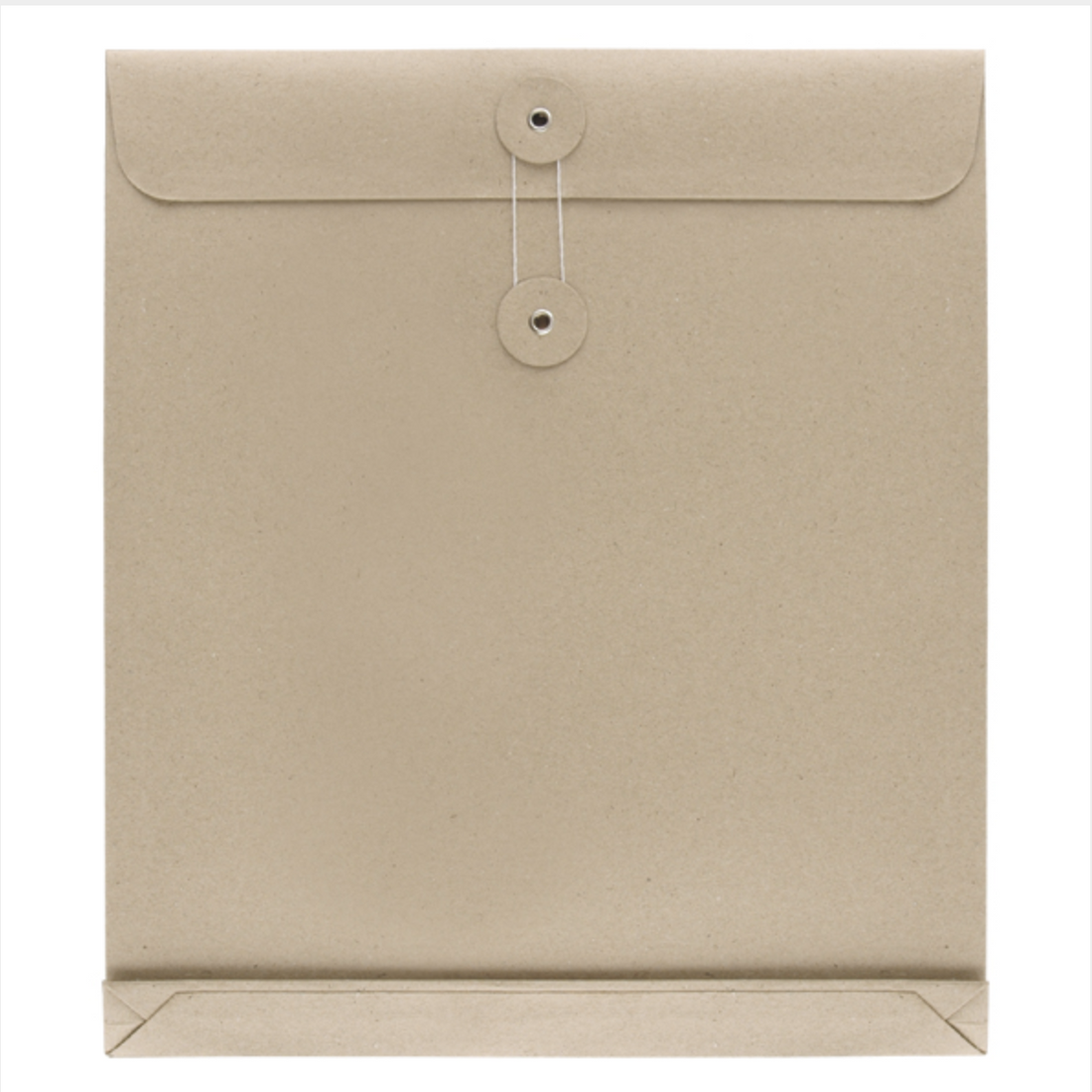 KRAFT ENVELOPE WITH GUSSET AND JAPANESE WASHER BINDING