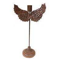 ANGEL WING METAL CANDLESTICK | 2 SIZES