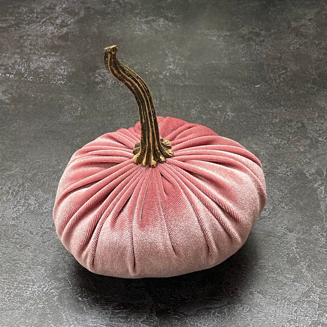 XSMALL VELVET DECORATIVE PUMPKIN