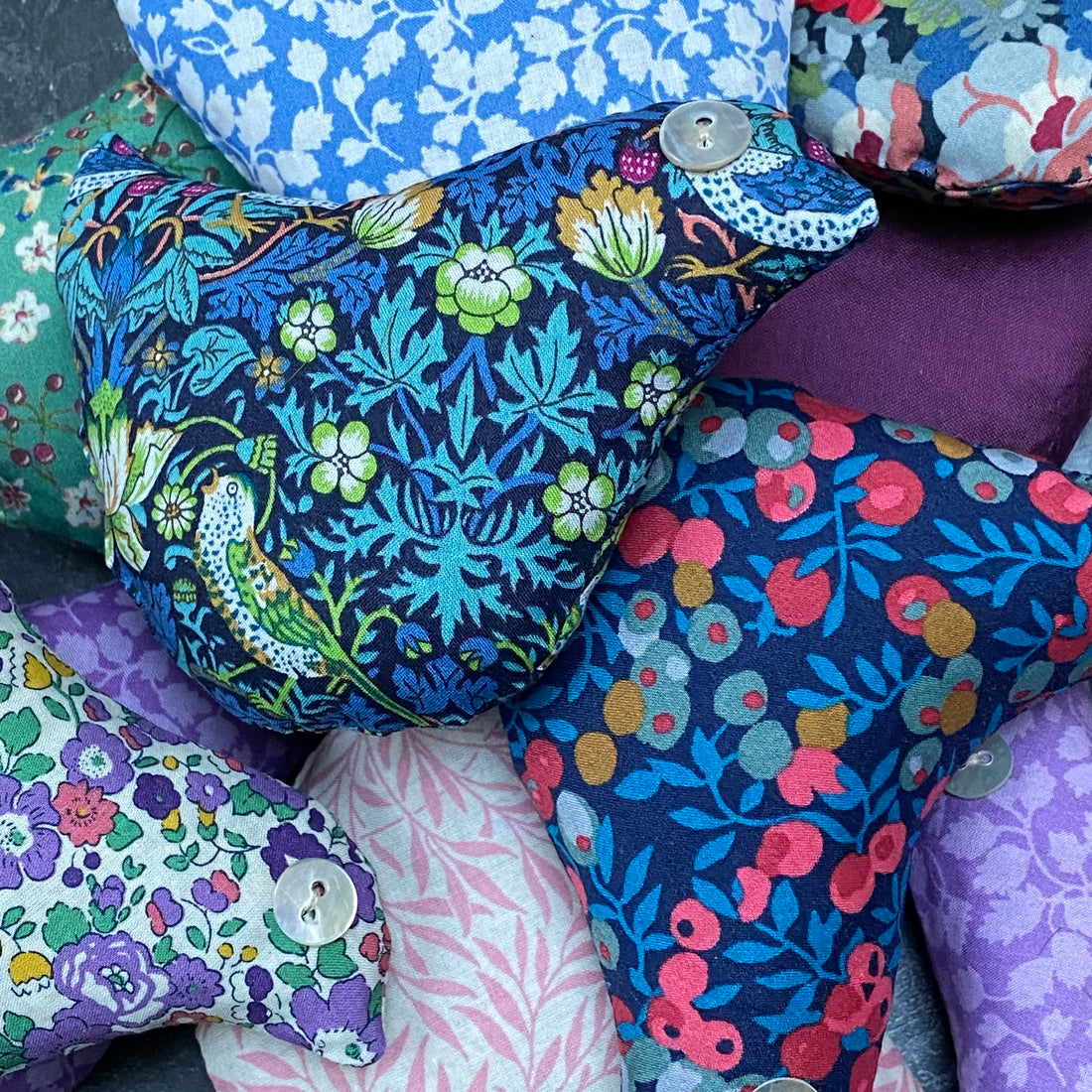 LIBERTY PRINT LAVENDER BIRD