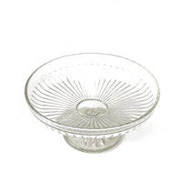 PRESSED GLASS GLASS CAKESTAND