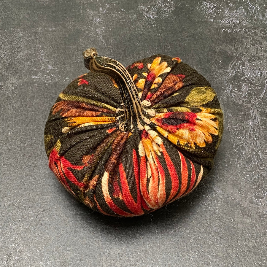 XSMALL VELVET DECORATIVE PUMPKIN