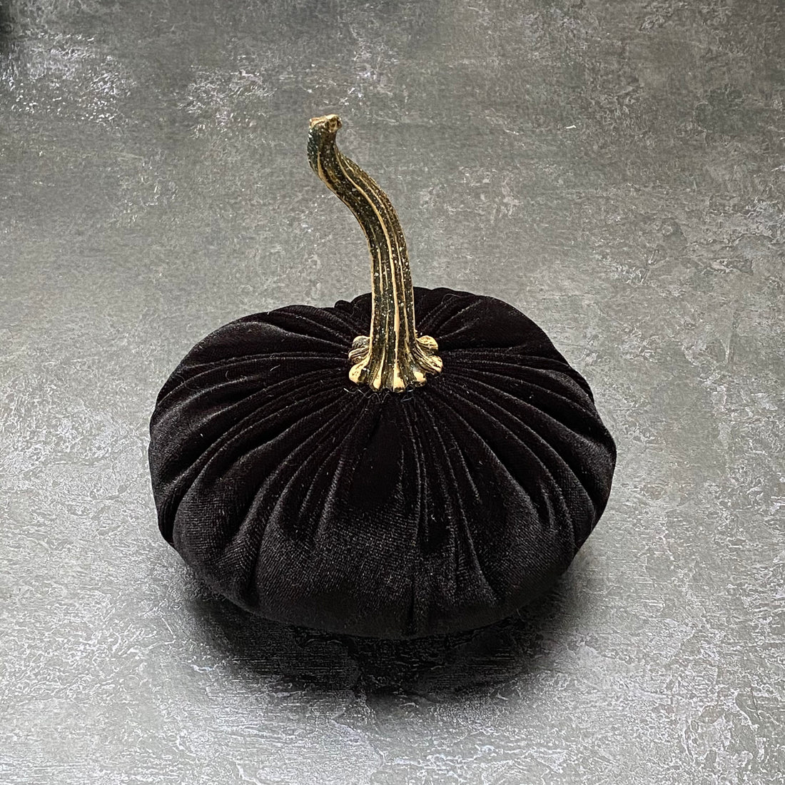 XSMALL VELVET DECORATIVE PUMPKIN