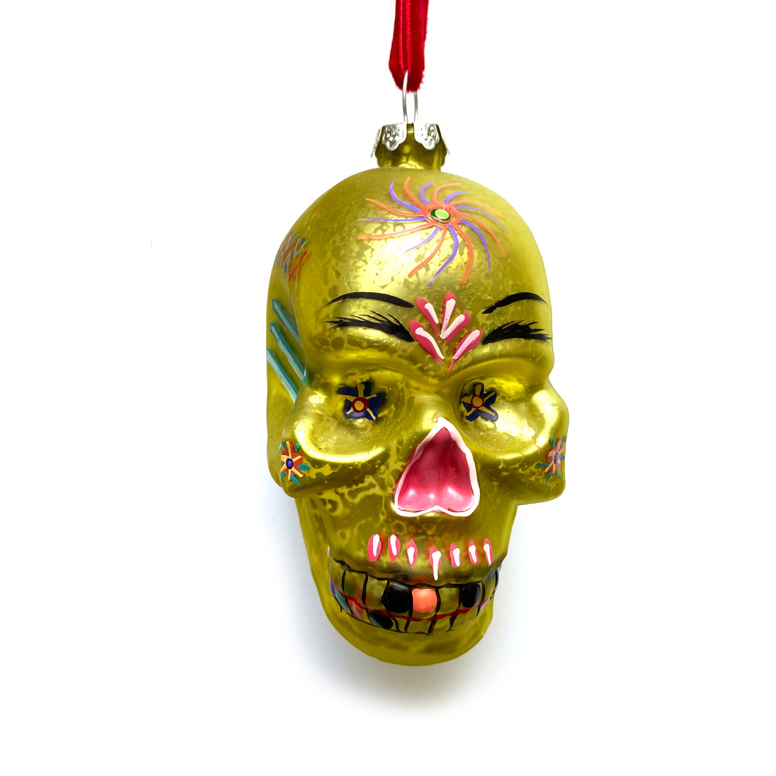 DIA DE LOS MUERTOS SKULL BAUBLE