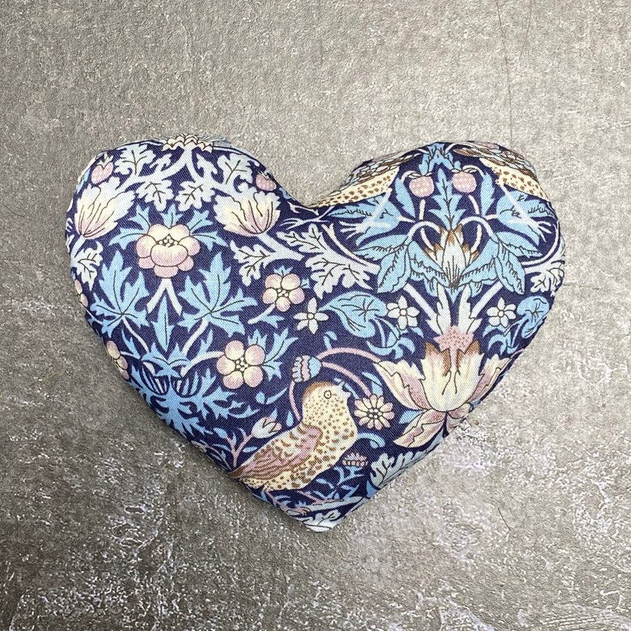 LIBERTY PRINT LAVENDER HEART