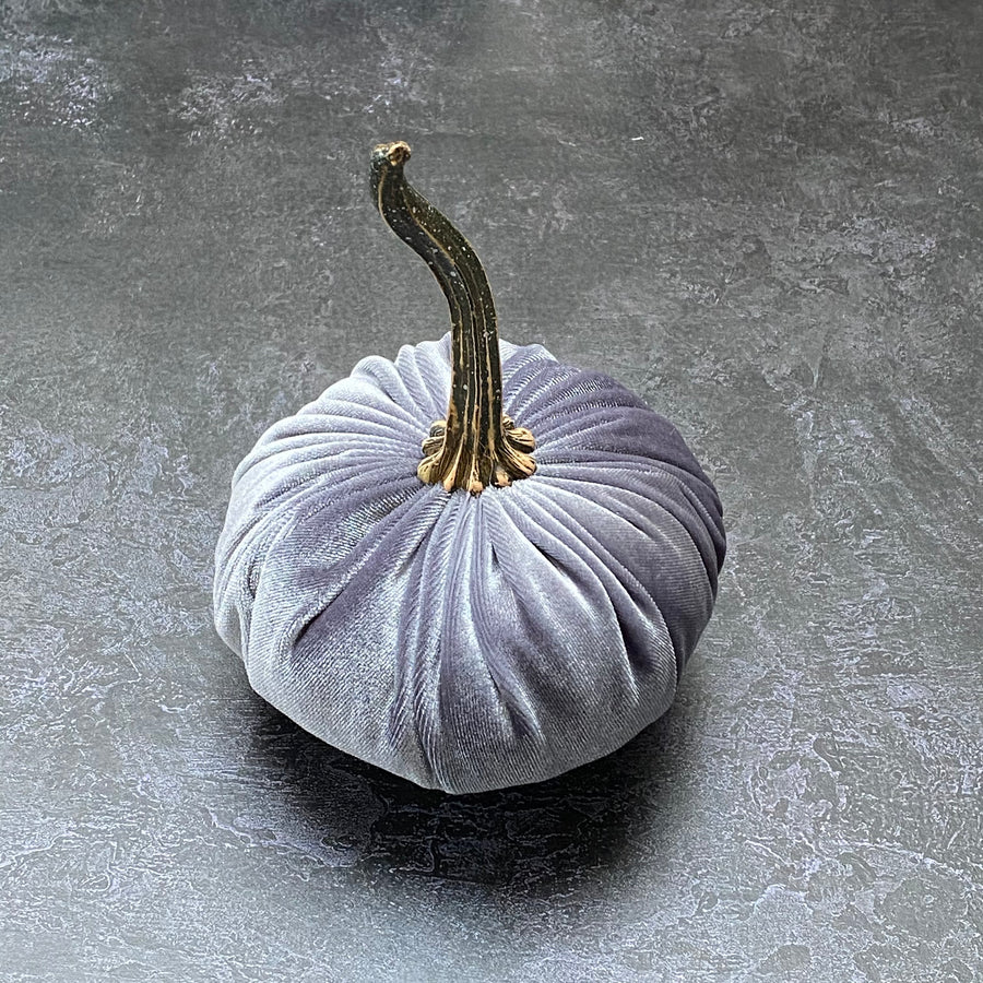 XSMALL VELVET DECORATIVE PUMPKIN