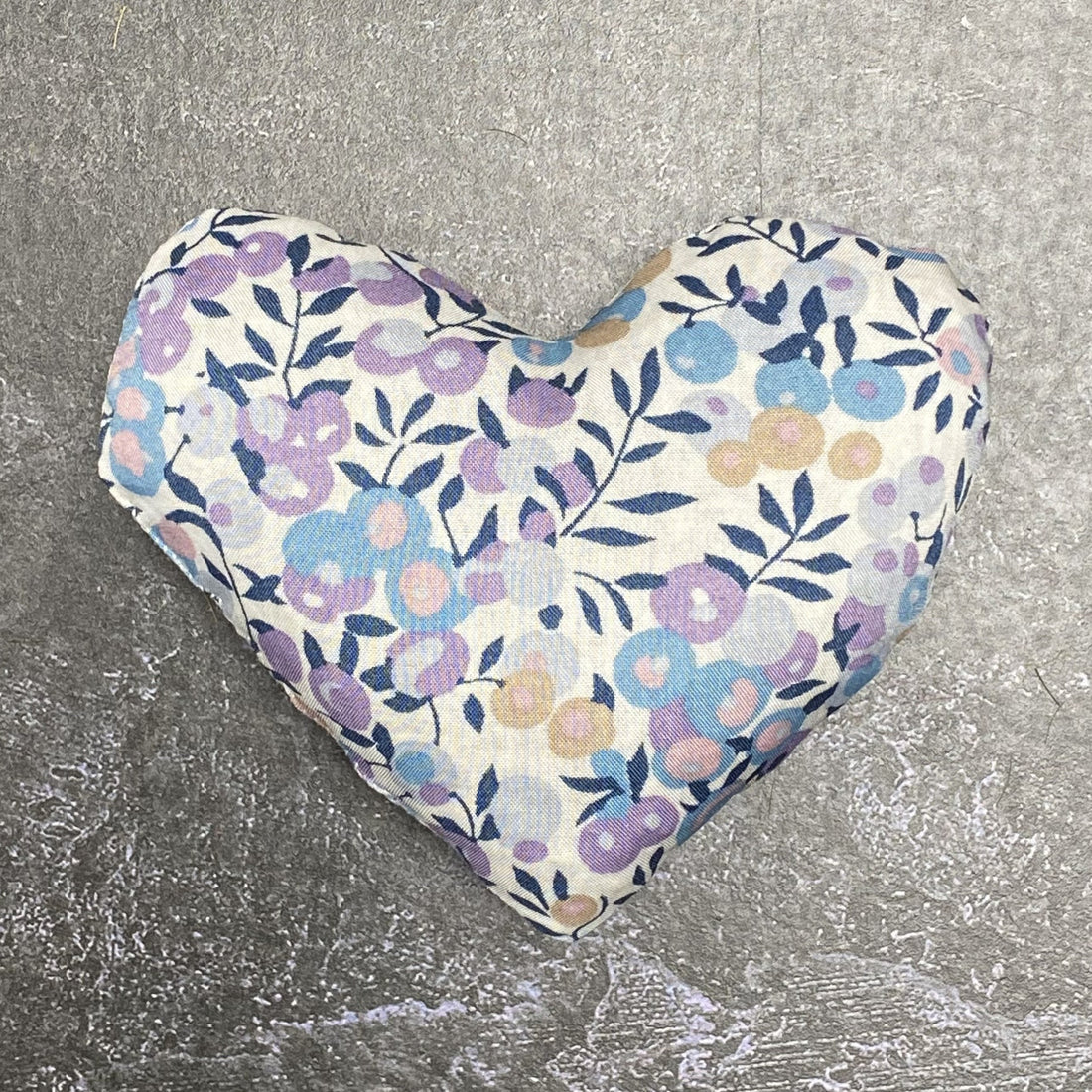 LIBERTY PRINT LAVENDER HEART