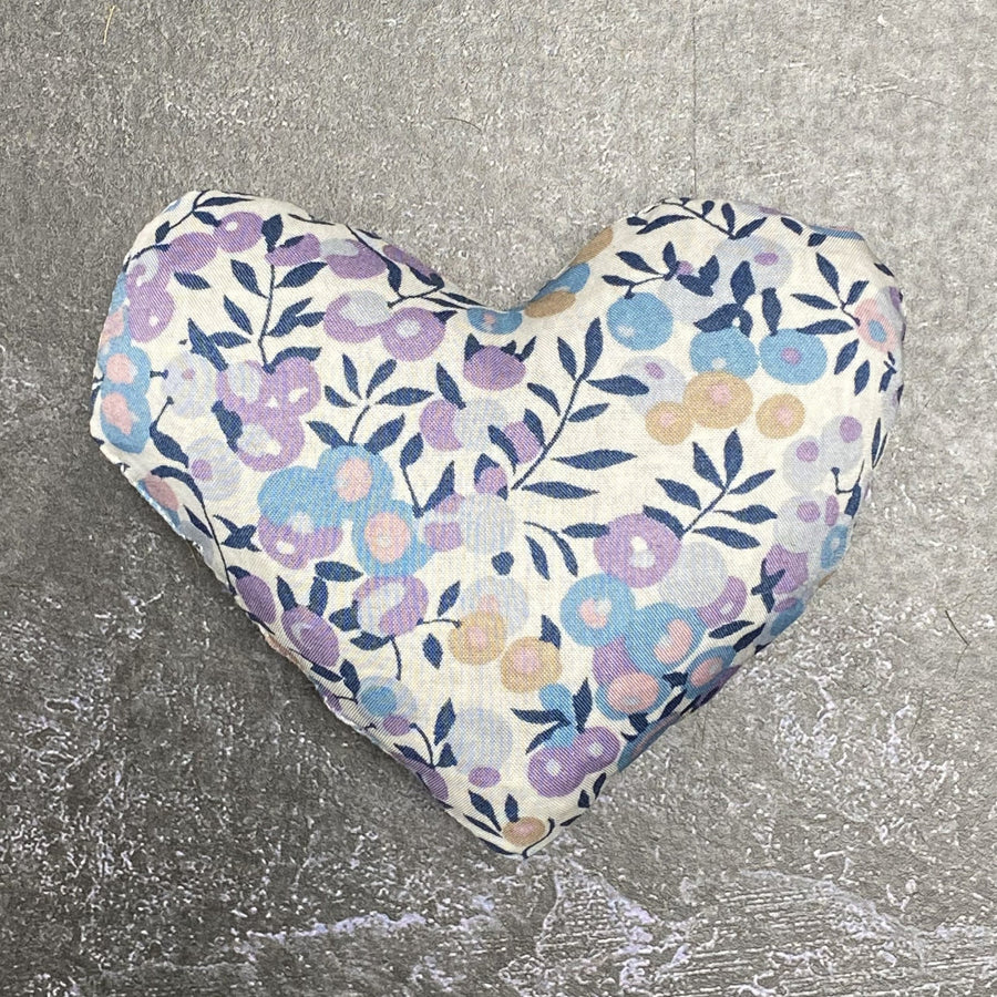 LIBERTY PRINT LAVENDER HEART