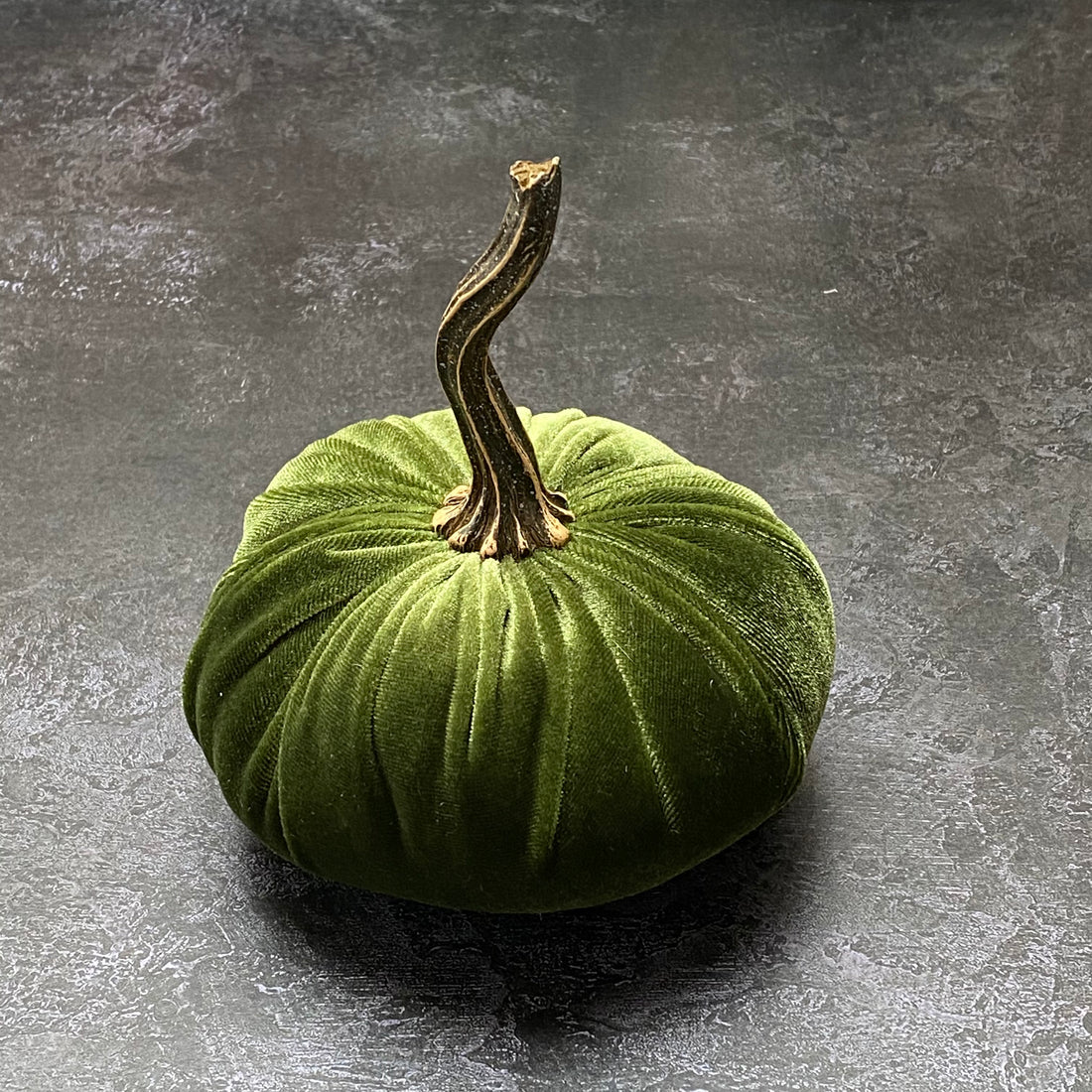 XSMALL VELVET DECORATIVE PUMPKIN