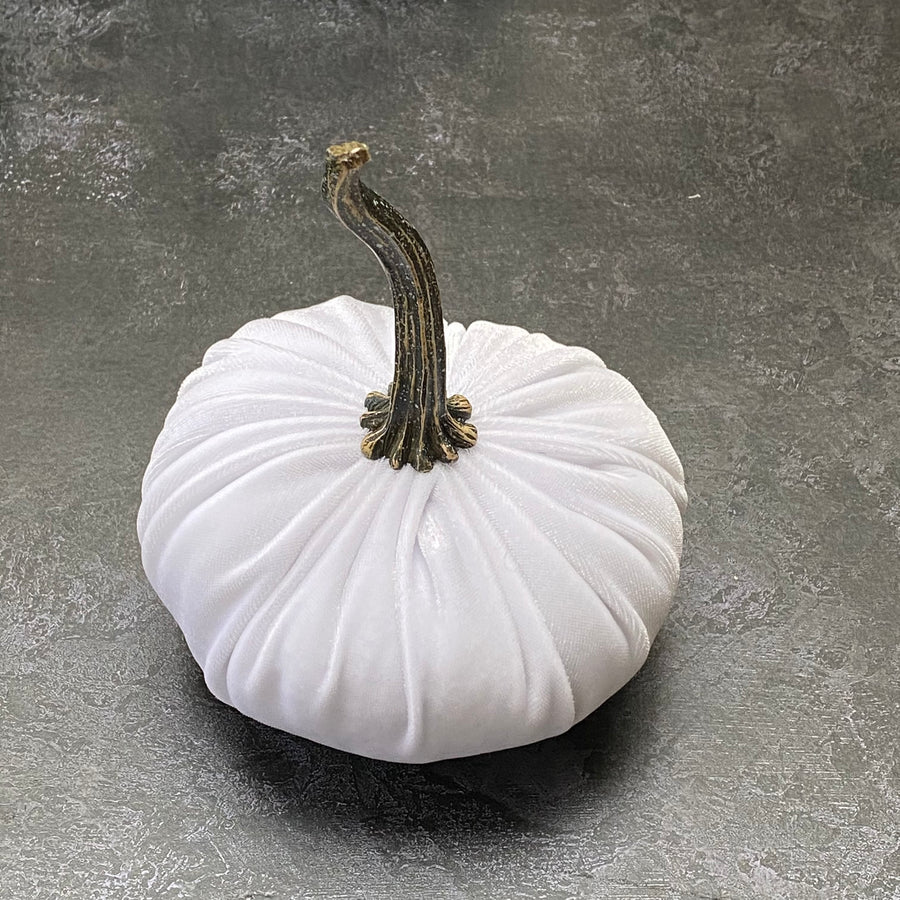 XSMALL VELVET DECORATIVE PUMPKIN