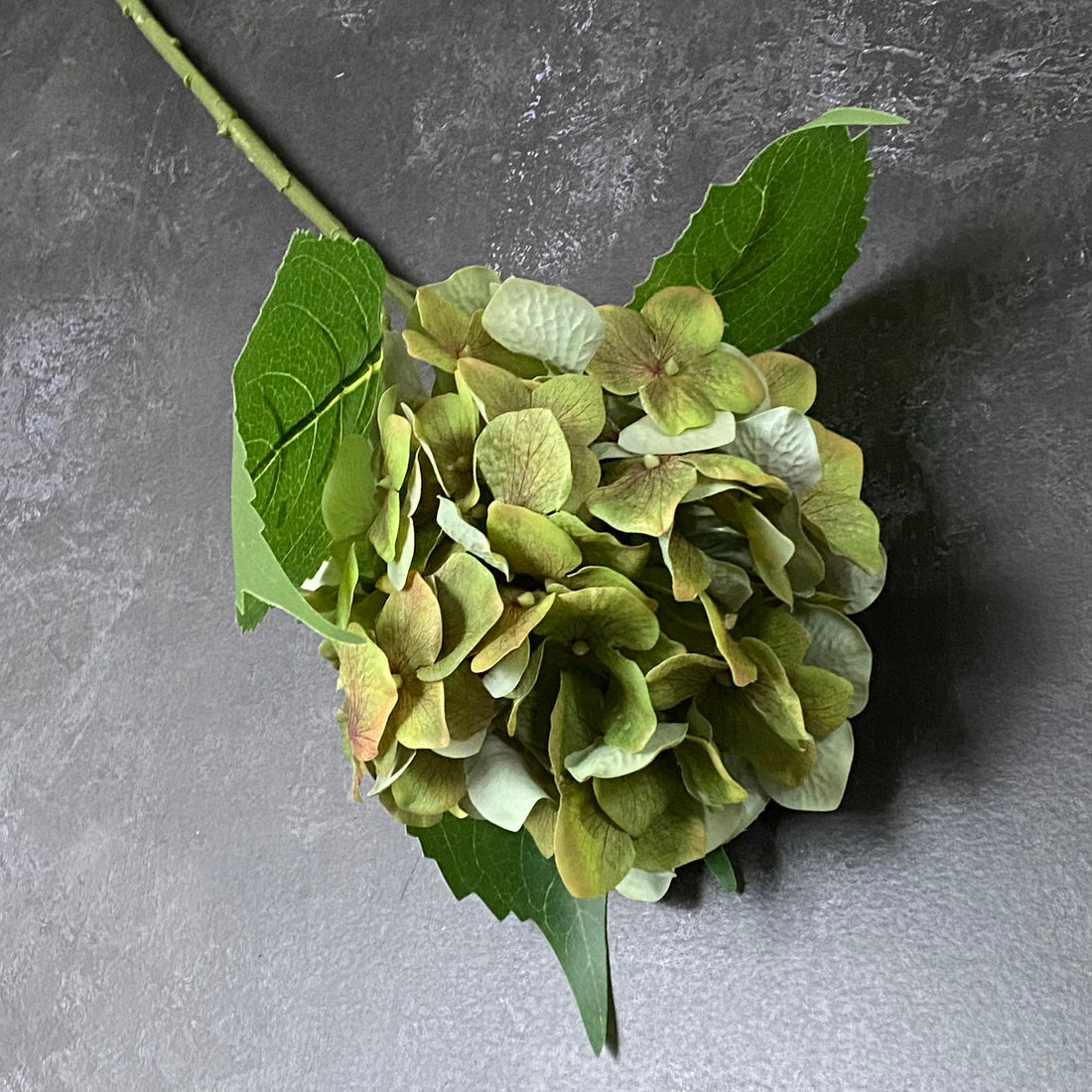 FAUX GREEN BALL HYDRANGEA