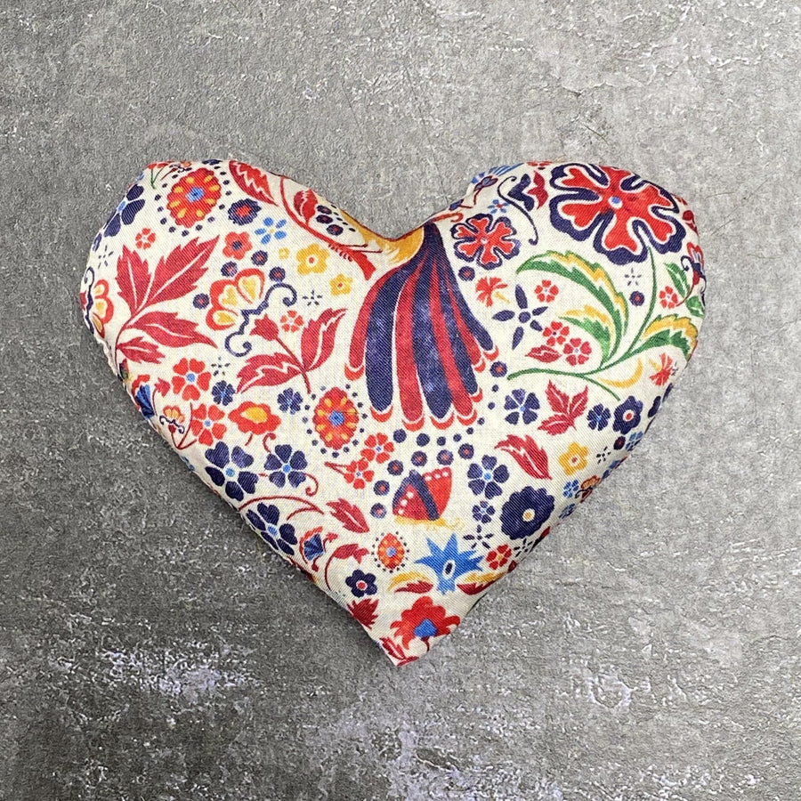 LIBERTY PRINT LAVENDER HEART