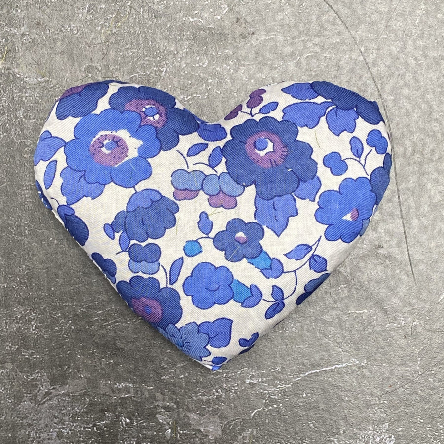 LIBERTY PRINT LAVENDER HEART