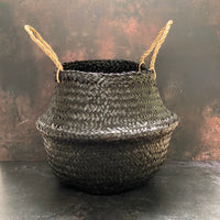 BLACK SEAGRASS BASKET