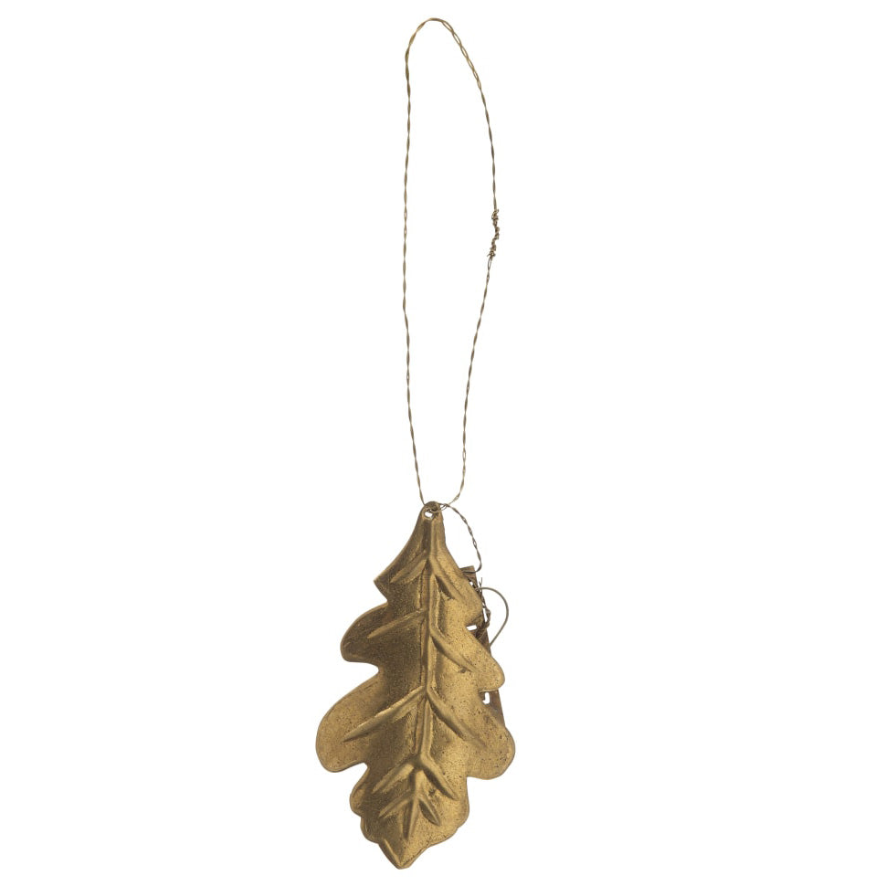 WALTHER & CO BRASS OAK LEAF ORNAMENT | MEDIUM