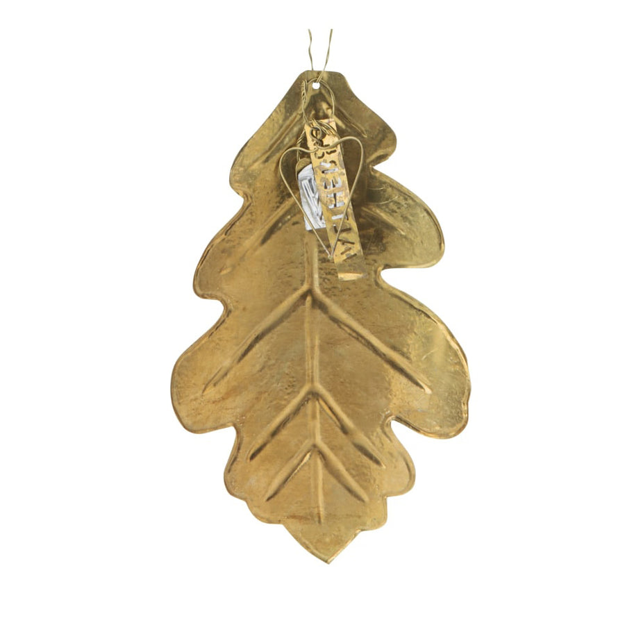 WALTHER & CO BRASS OAK LEAF ORNAMENT | LARGE