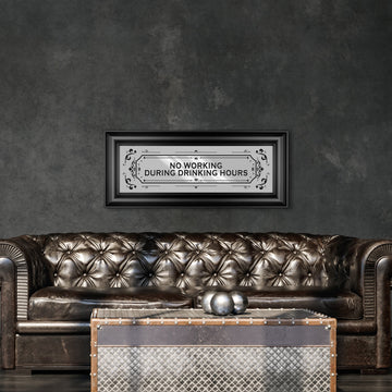 SILVER VINTAGE DESIGN MIRROR | DRINKING HOURS