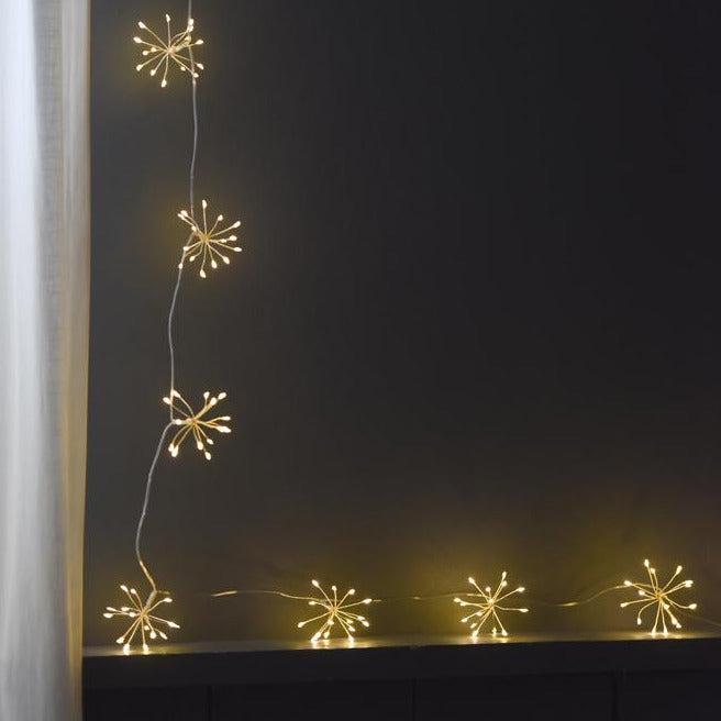 STARBURST CHAIN INDOOR|OUTDOOR LIGHTS 3M | MAINS