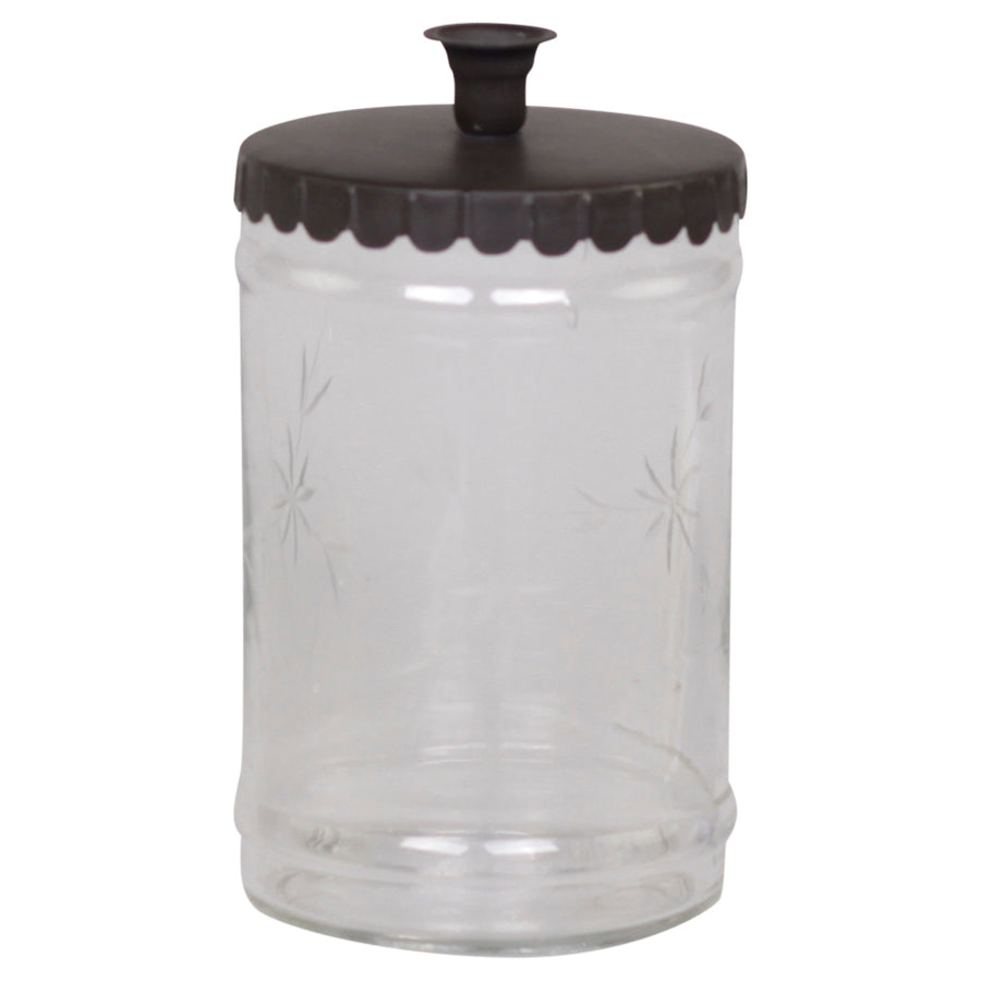 CANDLE HOLDER WITH LID