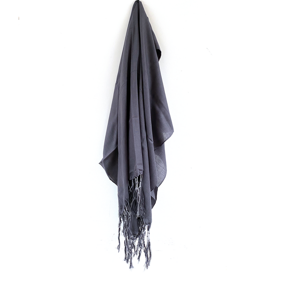 GREY WOOL VOYAGE SCARF