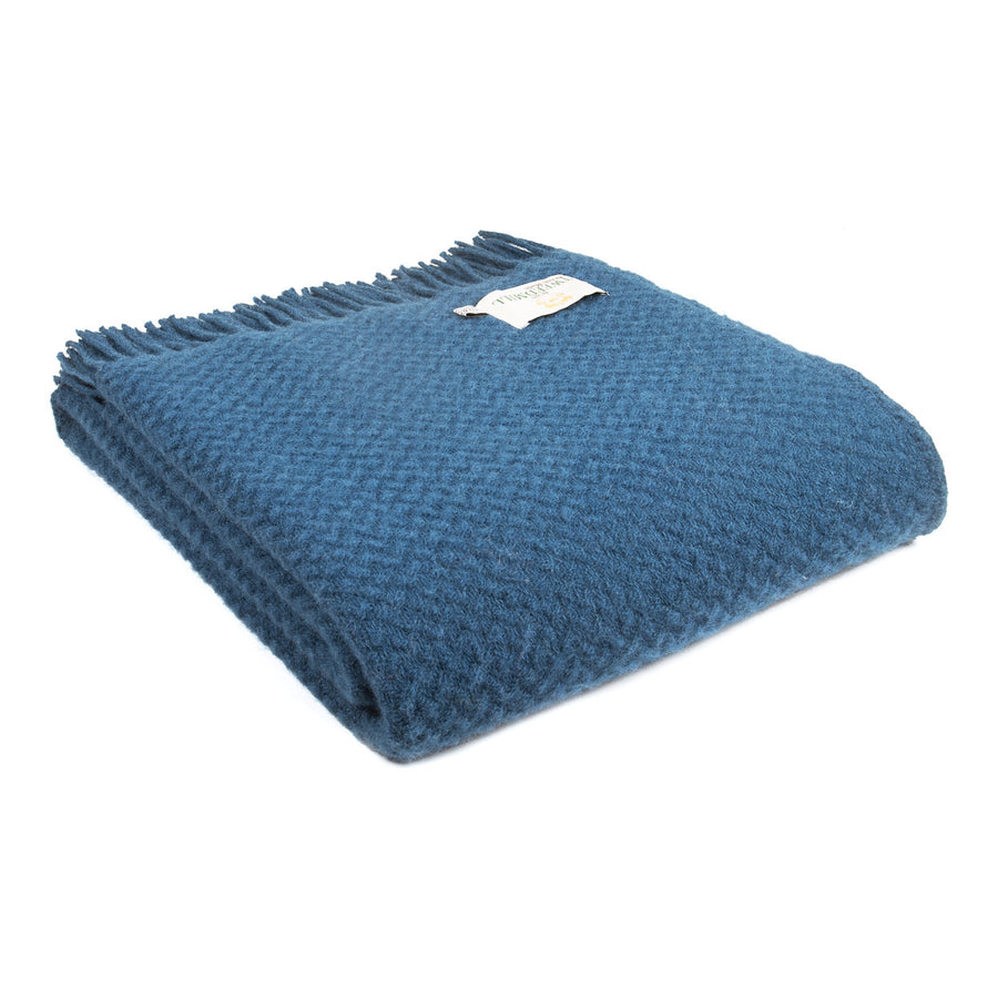 PURE NEW WOOL WAFER THROW | INK